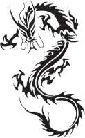 Green dragon PNG images, free drago picture