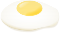 Fried egg PNG image