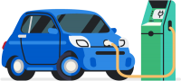 Electric car PNG