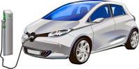 Electric car PNG