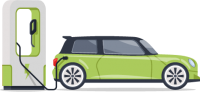 Electric car PNG