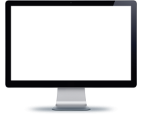 Monitor transparent LCD PNG image