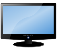 LCD display monitor PNG image