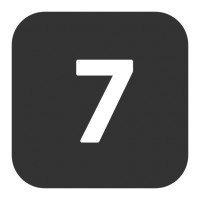 number 7 PNG