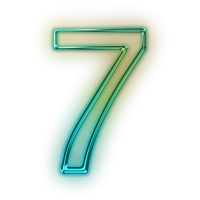 number 7 PNG