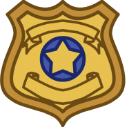 Police badge PNG