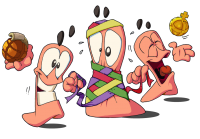 Worms game PNG