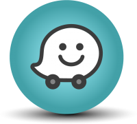 Waze PNG logo