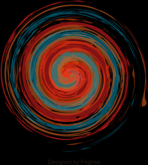 Abstract Swirl Artwork PNG image