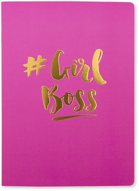 Girl Boss Diary Cover PNG image