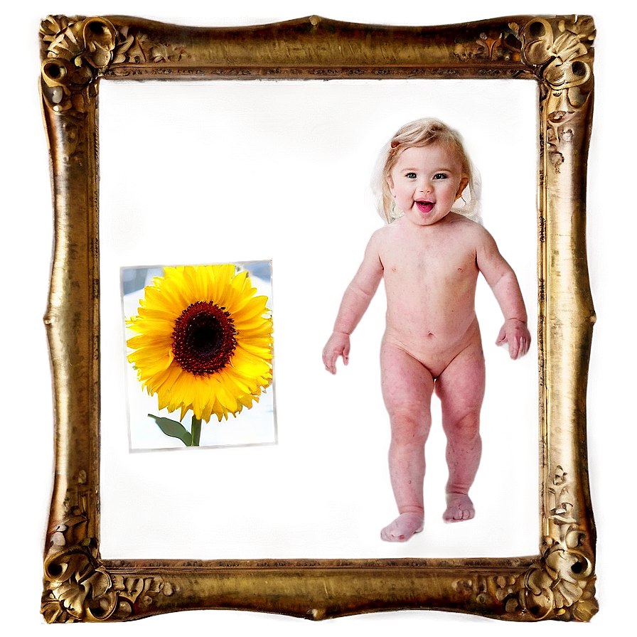 Gold Frame Png Bru34 PNG image