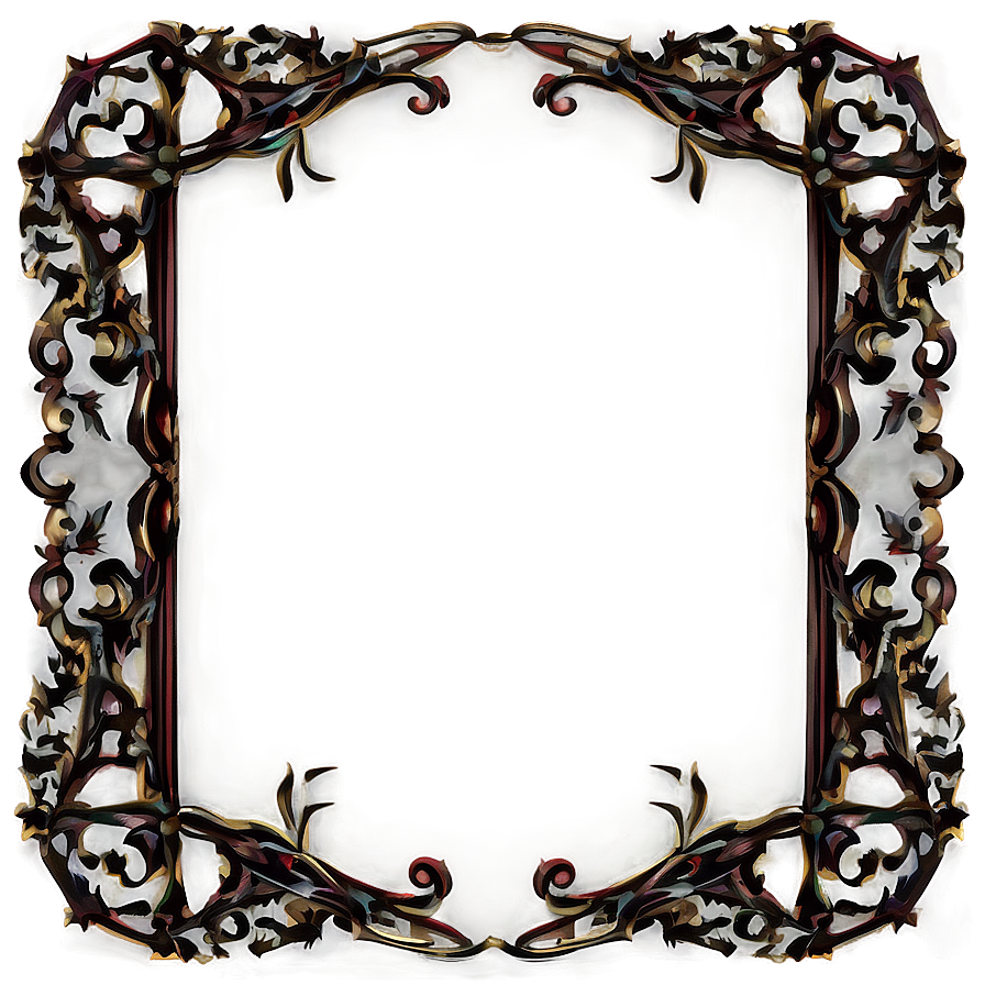 Gothic Frame Png 37 PNG image