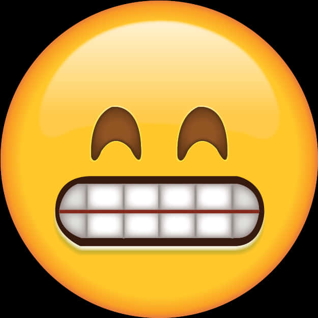 Grinning Face Emoji PNG image