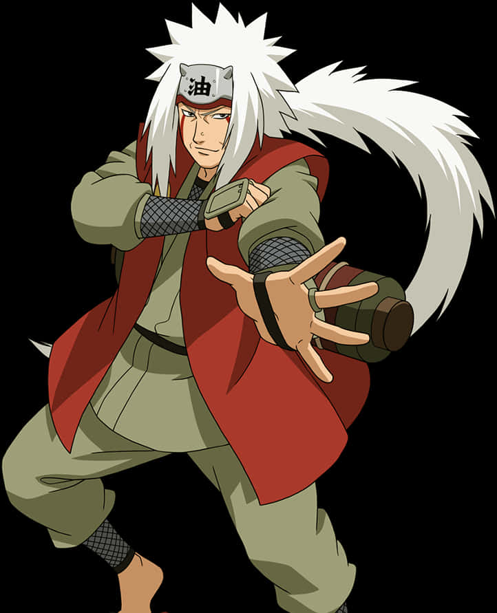 Jiraiya Ninja Pose PNG image