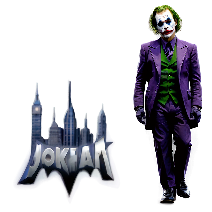 Joker In Gotham Png 76 PNG image