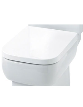 Essential Orchid Square Soft-Close Toilet Seat And Cover