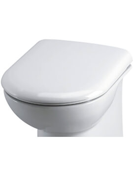 Essential Gem D-Shape Soft Close Toilet Seat And Cover - White