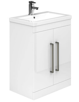 Essential Nevada 2 Door Vanity Unit With Washbasin