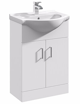 Essential Alaska 2 Door 515mm Wide Vanity And Basin Unit