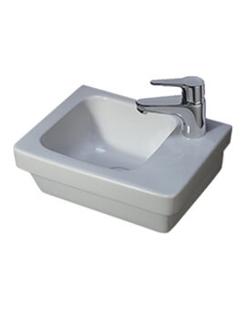 Essential IVY Wall Mounted Vessel Basin With 1 RH Tap Hole