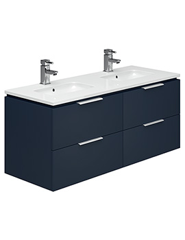 Essential Dakota 1205mm 4 Drawer Wall Hung Unit And Basin