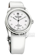 帝舵骏珏系列55010w-White patent leather strap