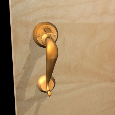 Ornate_Doorhandle.lwo 3d model