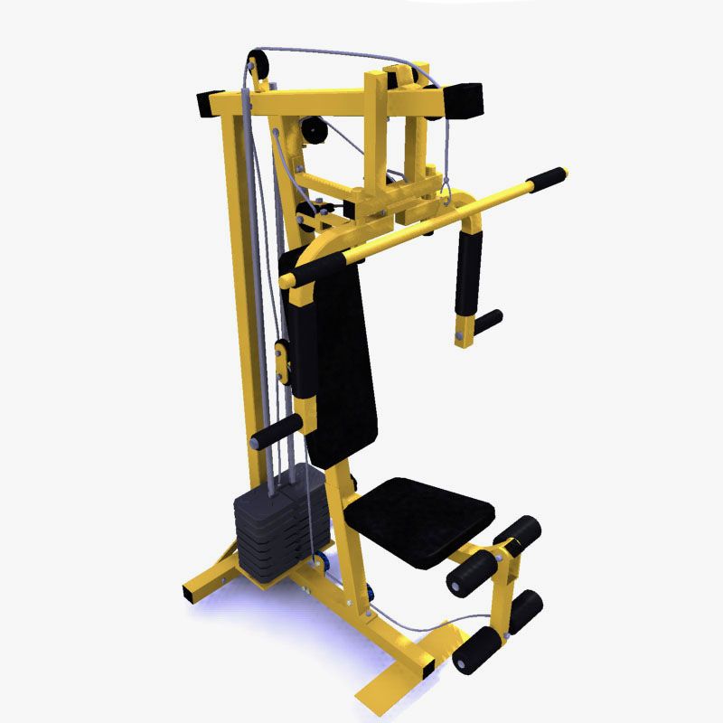 Machine de gym à domicile 3d model