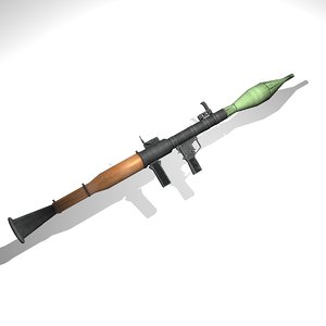 RPG-7 modelo 3d