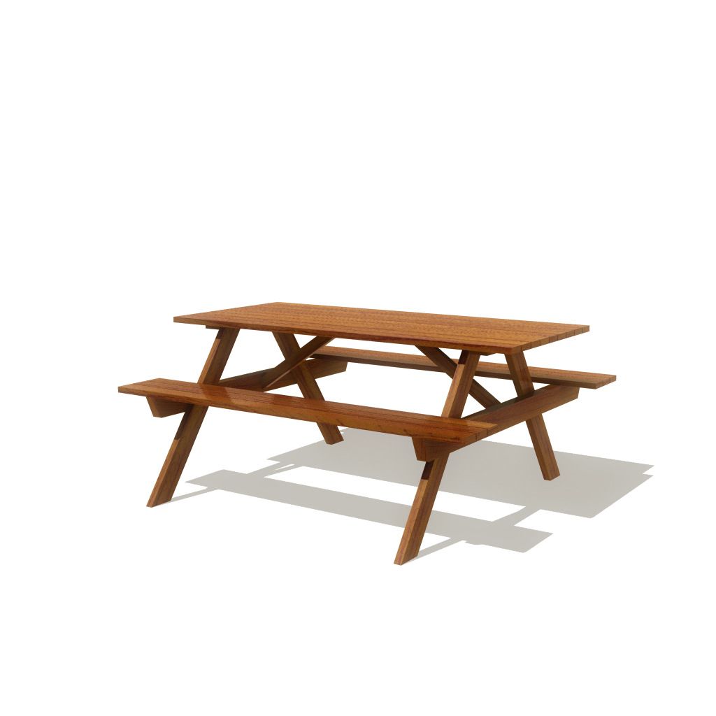 picnic Bench 3d model