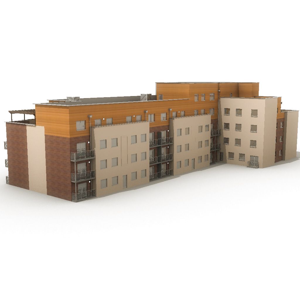 apartments 20 3d model