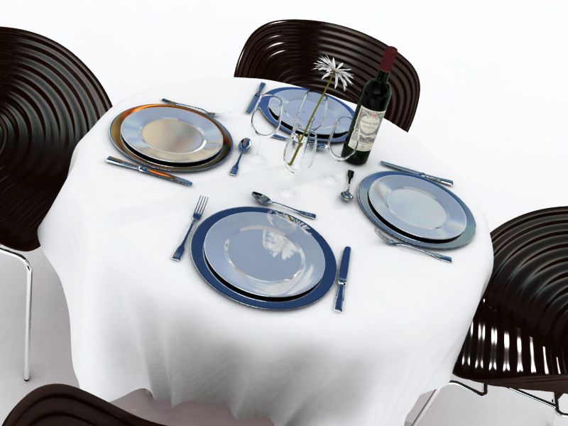 RESTAURANT TABLE 3d model