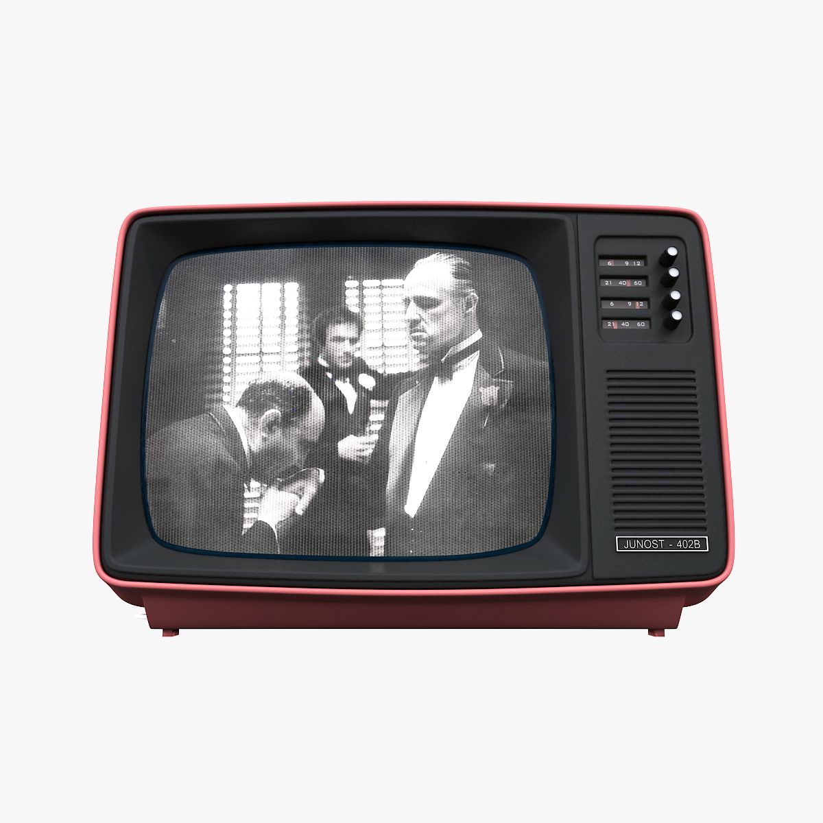 Retro TV 3d model