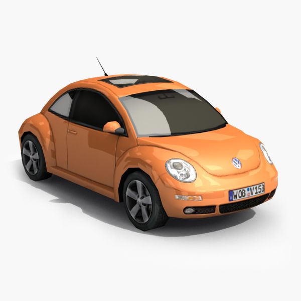 VWビートルnew 3d model