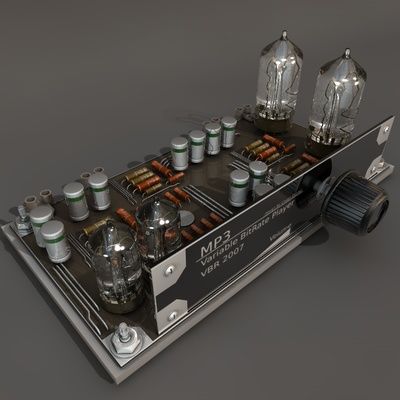 Elektronika 3d model