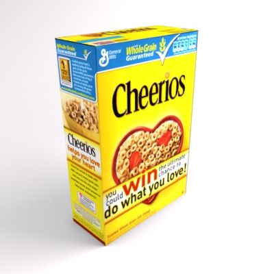 BOX OF CEREAL 3d model