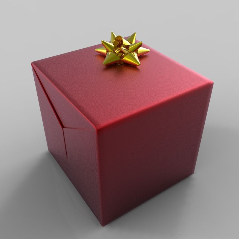 Gift Box 3d model