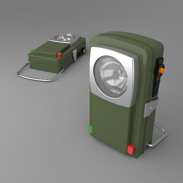 double flashlight 3dm 3d model