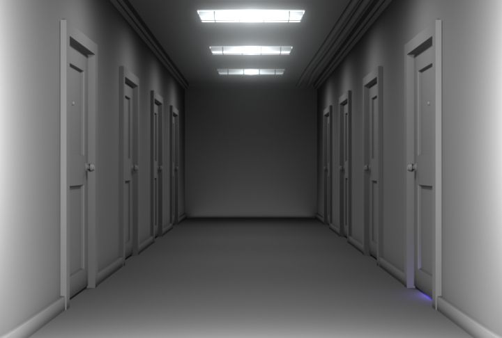 Le hall 3d model