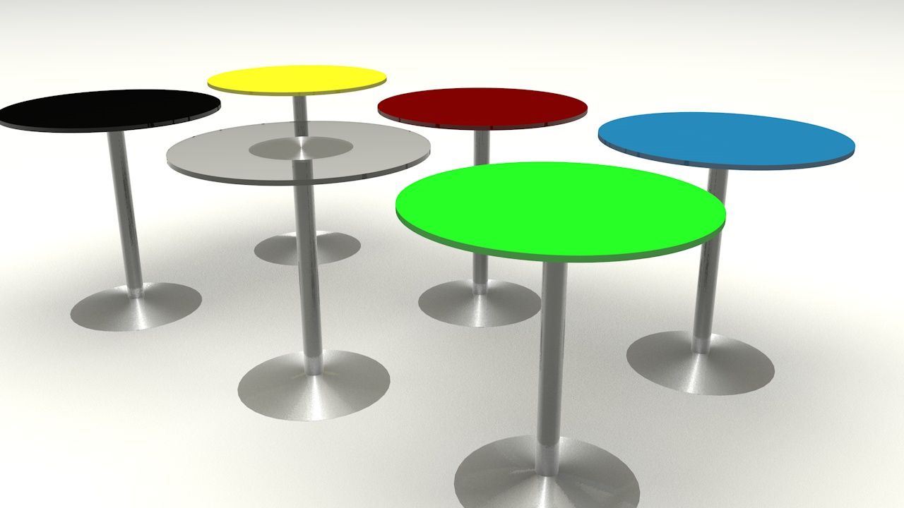 Table ronde 3d model