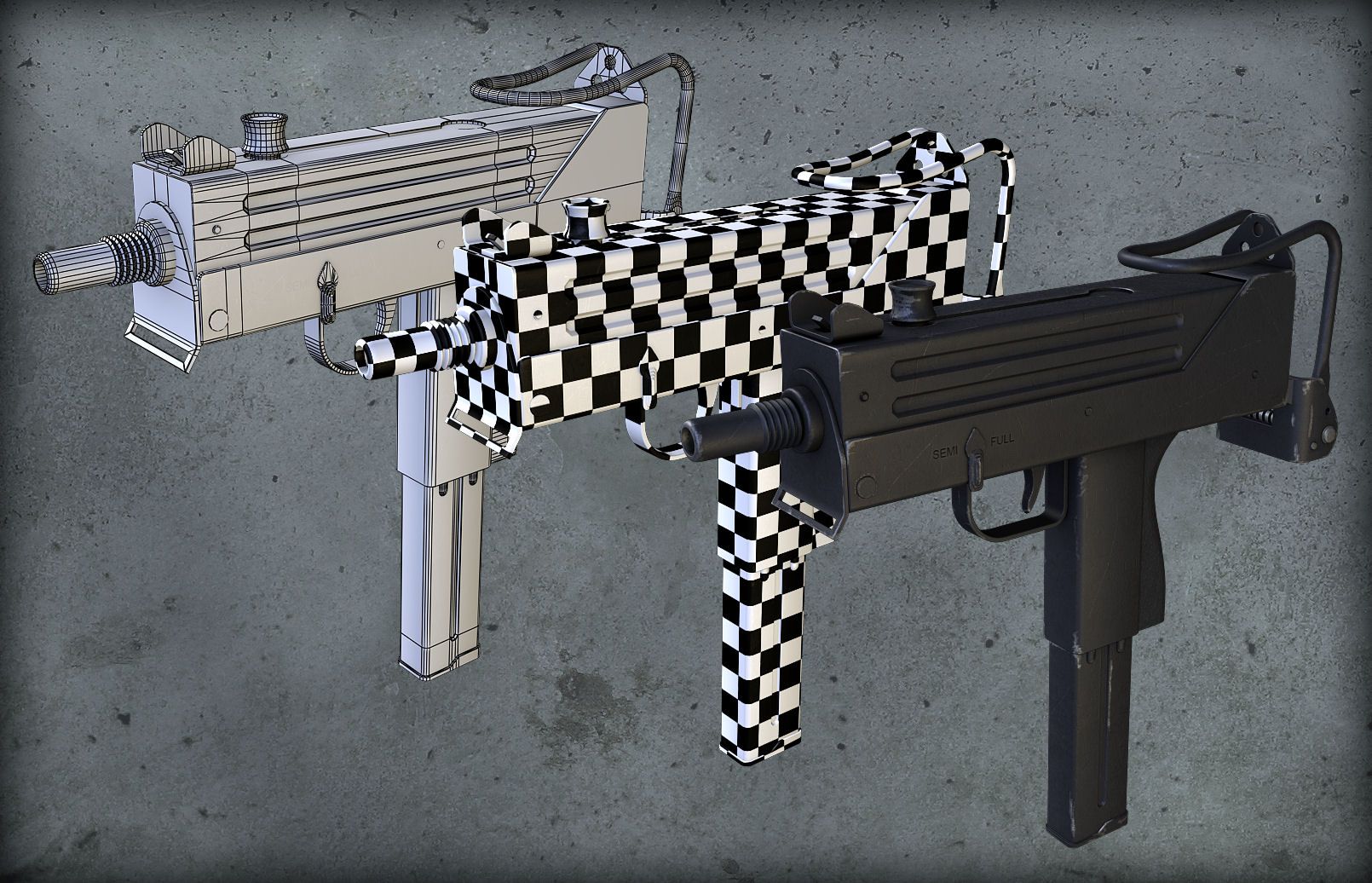 Ingram Mac-10 3d model