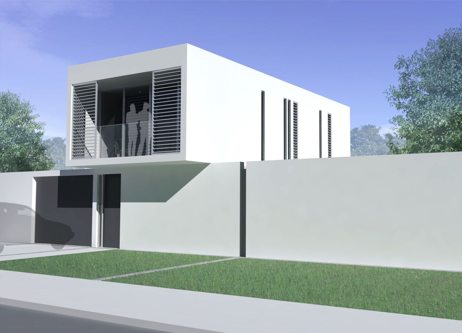 Maison moderne 3d model