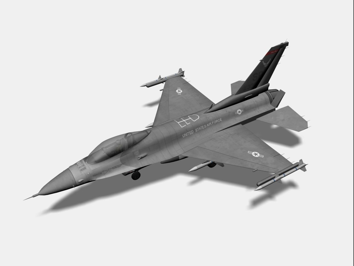 F-16 Fighter Jet 3d model