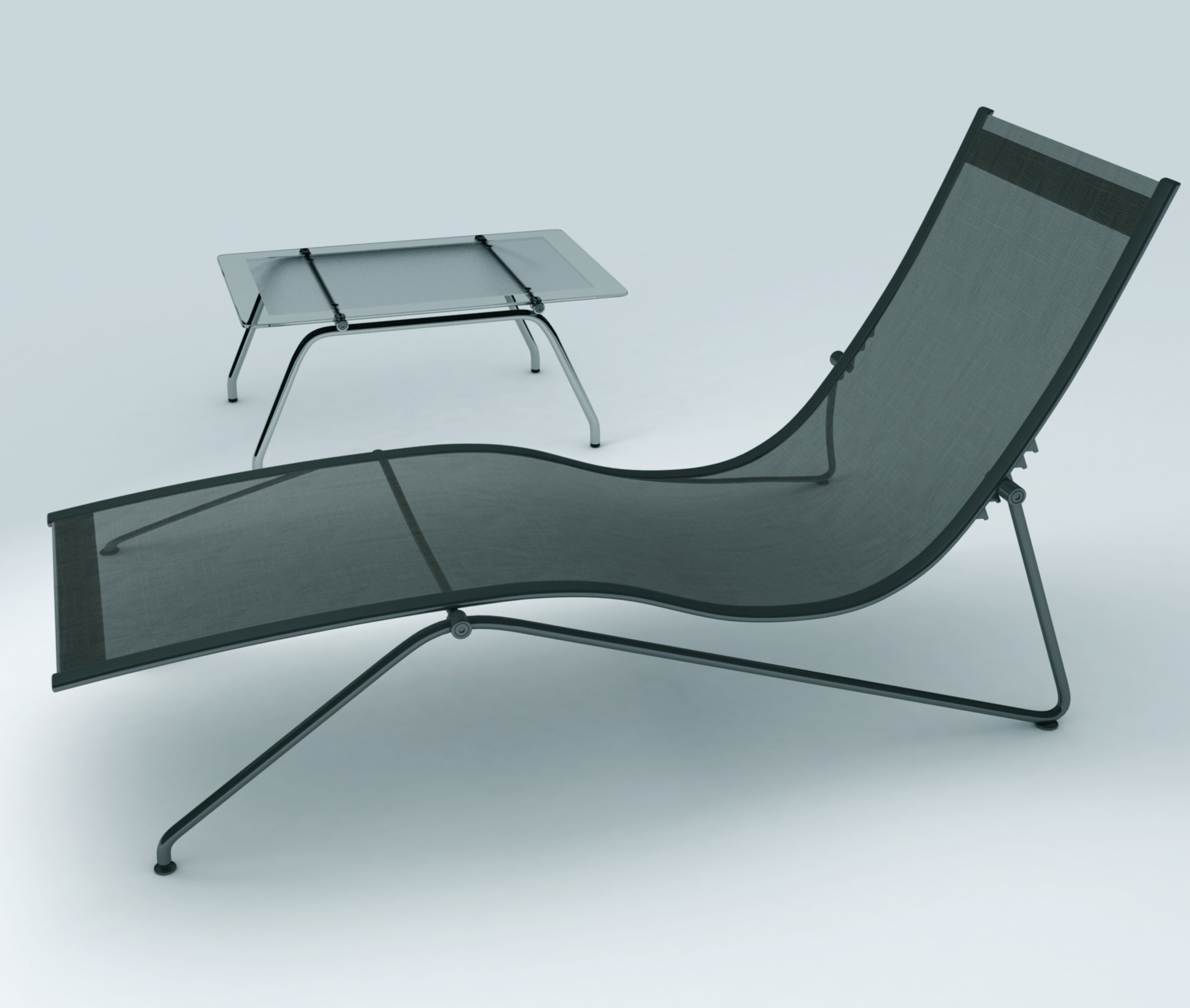 Deckchair 21 3d model