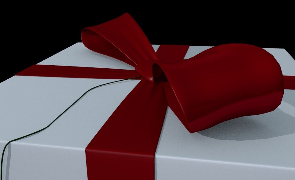 Gift Box royalty-free 3d model - Preview no. 3