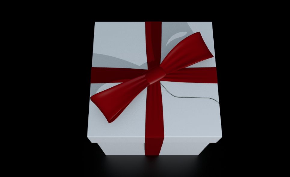 Gift Box royalty-free 3d model - Preview no. 4