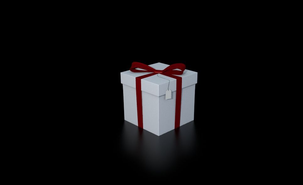 Gift Box royalty-free 3d model - Preview no. 5