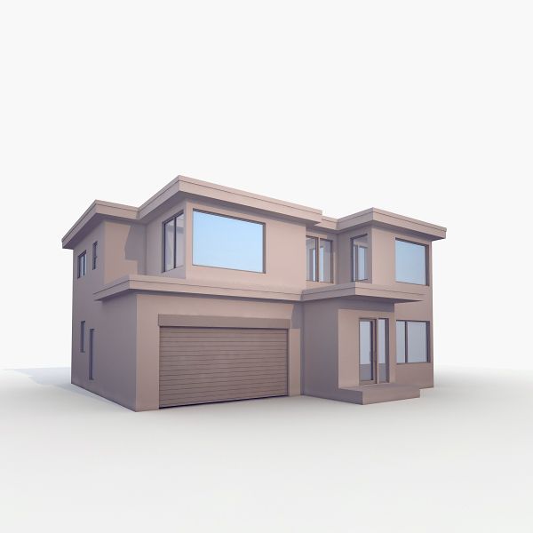 Casa modelo 3d