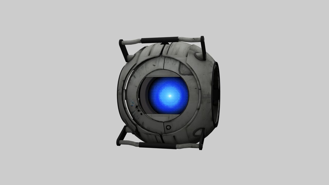 Wheatley (portal 2) royalty-free 3d model - Preview no. 1