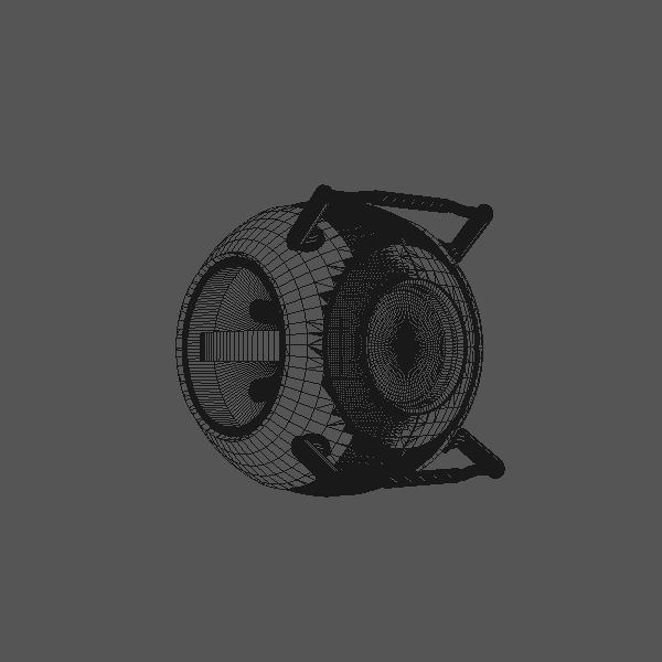 Wheatley (portal 2) royalty-free 3d model - Preview no. 3